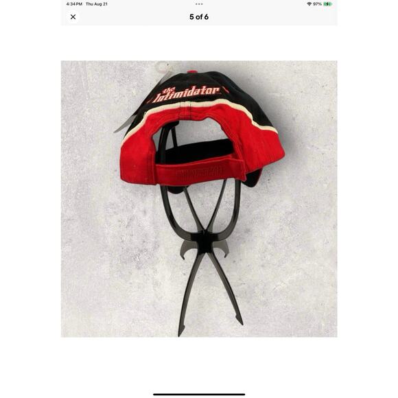 Dale Earnhardt NASCAR Hat NWT Winner’s Circle Black Red Adjustable Cap - Picture 7 of 8